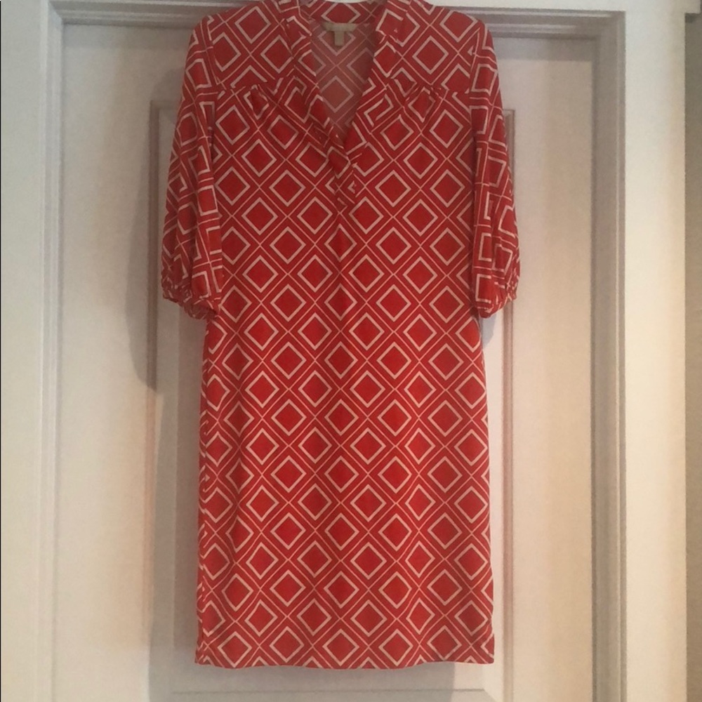 Orange Banana Republic dress